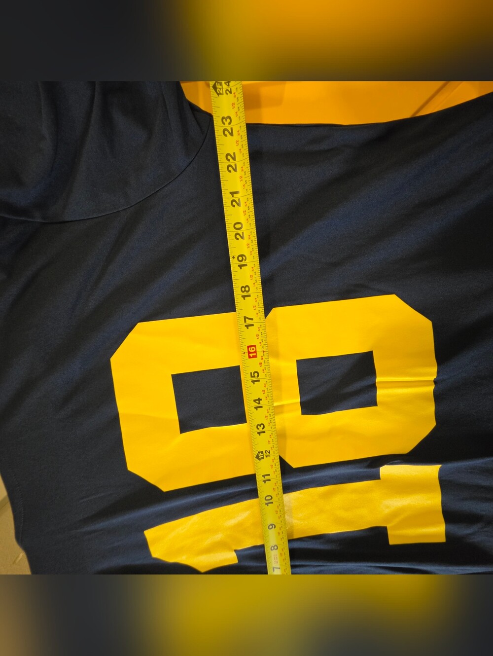 Valiant Michigan Wolverines #18 Colston Loveland Football Jersey Tee - Picture 5 of 5